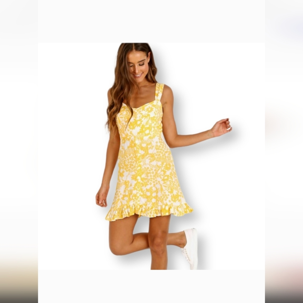 NEW Faithfull the Brand Lou Lou Mini Dress - US 08